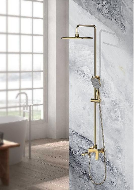 Душевая система Splenka S31.24.03 Золото матовое