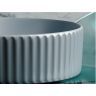 Умывальник CERAMICANOVA Element чаша накладная круглая 360 мм (цвет Серо-Голубой Матовый) CN6057MHL