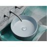 Умывальник CERAMICANOVA Element чаша накладная круглая 360 мм (цвет Серо-Голубой Матовый) CN6057MHL