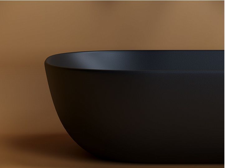 Умывальник CERAMICANOVA Element чаша накладная прямоугольная (цвет Чёрный Матовый) CN6009MB Умывальник CERAMICANOVA Element чаша накладная прямоугольная (цвет Чёрный Матовый) CN6009MB