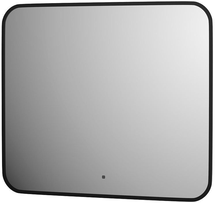 Зеркало Defesto Aura 70х60 DF 2976RH с подсветкой 23W-3000K/ИК - выключатель/Теплый белый свет/Черная рама Зеркало Defesto Aura 70х60 DF 2976RH с подсветкой 23W-3000K/ИК - выключатель/Теплый белый свет/Черная рама