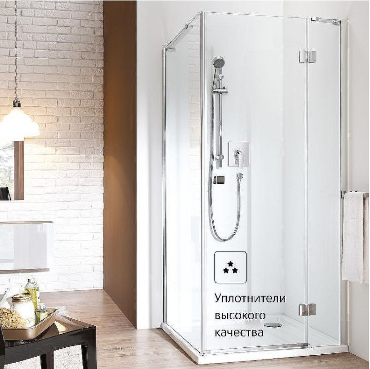 Душевая дверь Roca Metropolis 140 MP3414012M профиль Хром стекло прозрачное