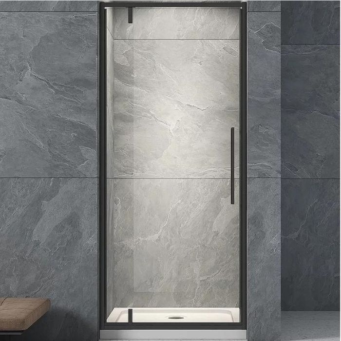 Душевая дверь Veconi Vianno VN-33B 90 VN33B-90-01-C7 профиль Черный матовый стекло прозрачное