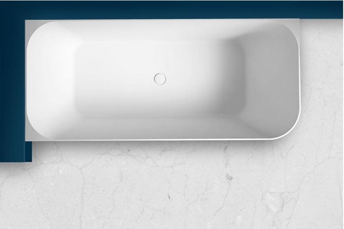 Ванна из искусственного камня Abber Stein 170x75 AS9621-1.7 L без гидромассажа