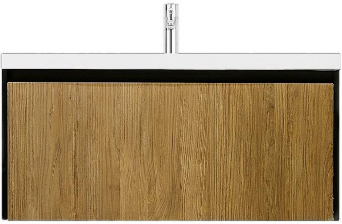 Тумба под раковину Velvex Klaufs 100 tpKLA.100.1Y.NEW-617.217 подвесная Шатанэ Черная