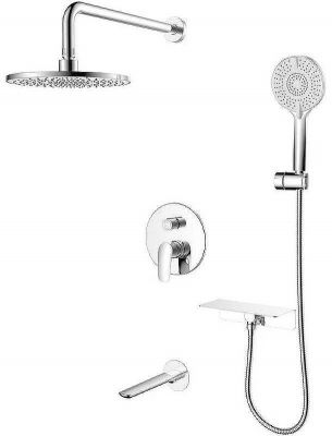 Душевая система Milardo Rora RORSB03M68 Хром