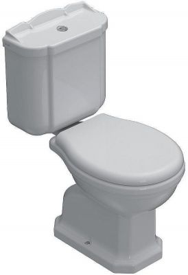 Унитаз компакт Globo Paestum PA004.BI без бачка и сиденья