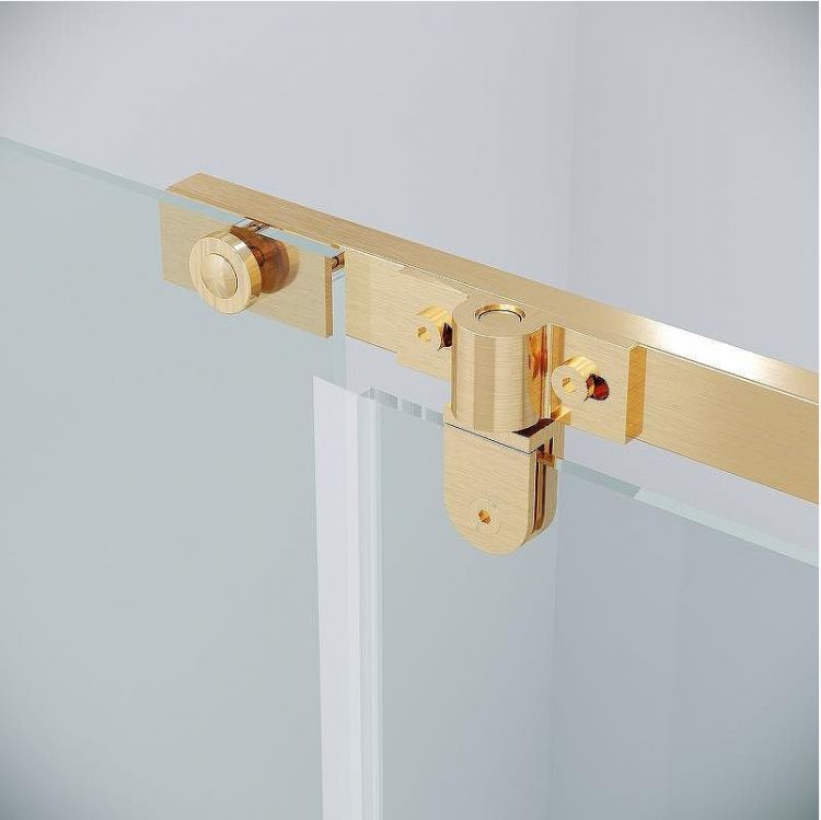 Душевая дверь Grossman Pragma 110 100.K33.03.110.32.00 профиль Золото сатин стекло прозрачное