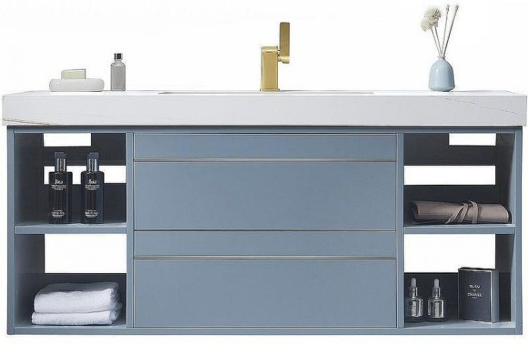 Тумба с раковиной Orans BC-1129 120 11291200 подвесная Matt sky blue Тумба с раковиной Orans BC-1129 120 11291200 подвесная Matt sky blue