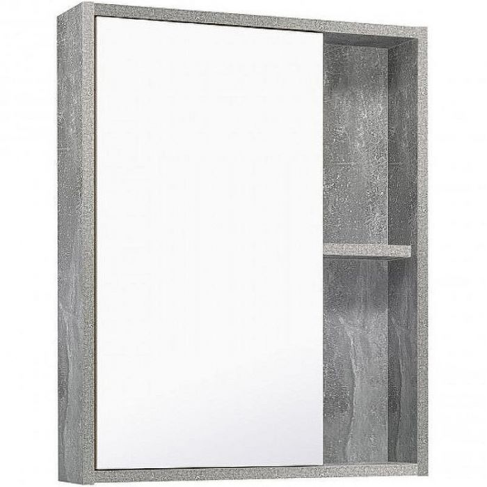 Зеркальный шкаф Runo Эко 52 00-00001184 Серый бетон