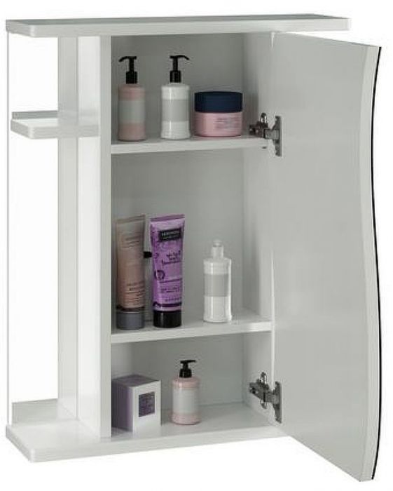 Зеркальный шкаф Mixline Классик 55 R 525511 Белый