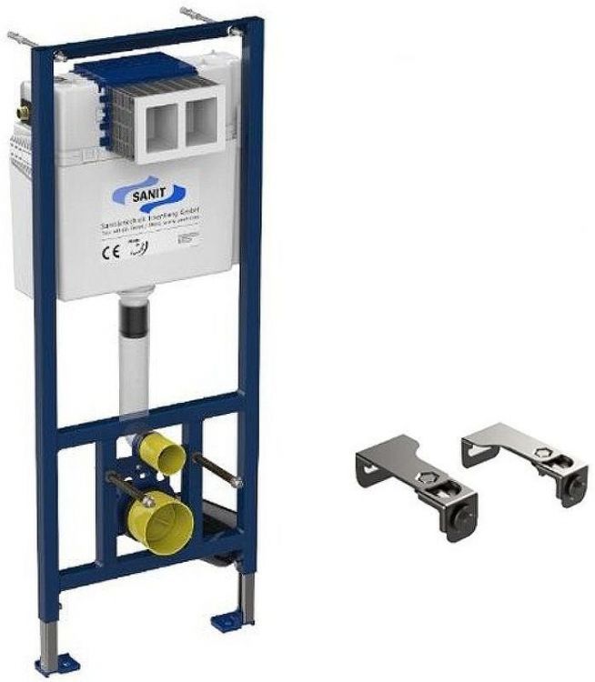 Инсталляция Sanit 90.506.00..S000 для унитаза без клавиши смыва с крепежом