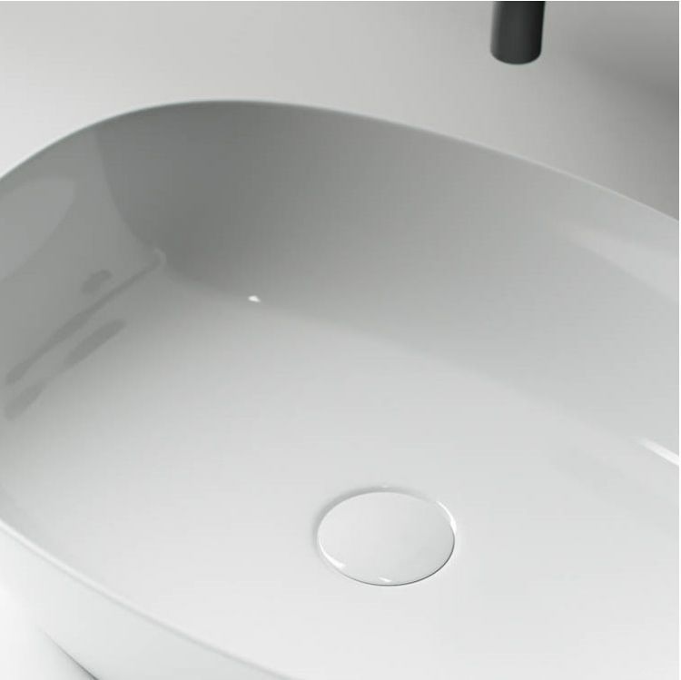 Умывальник чаша SANCOS Element накладная овальная 500x380x140мм, CN5005