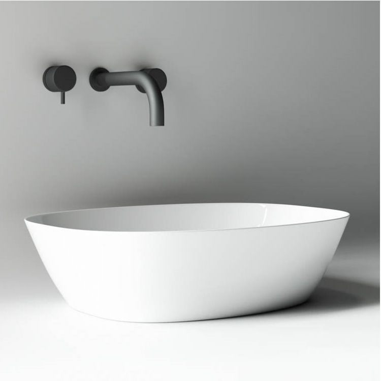 Умывальник чаша SANCOS Element накладная овальная 500x380x140мм, CN5005