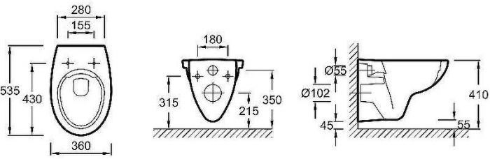 Комплект унитаза Jacob Delafon Patio EDV102-00+E70021-00 с инсталляцией Grohe Rapid SL 38772001 с сиденьем Микролифт и клавишей смыва Хром