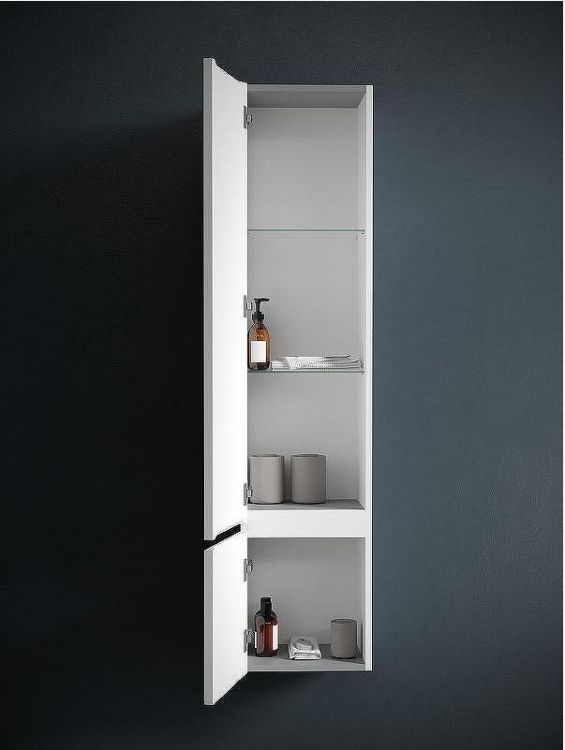 Шкаф пенал Sancos Very 35 L PVR35LW подвесной Bianco