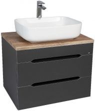 Тумба под раковину VIANT Марсель 66 VMAR66NG-T2YP подвесная Графит