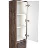 Шкаф пенал Style Line Атлантика Люкс Plus 35 ЛС-00000615 с бельевой корзиной Старое дерево