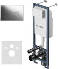 Инсталляция AM.PM ErgoFit I012711.0151 для унитаза с клавишей смыва Хром глянцевый
