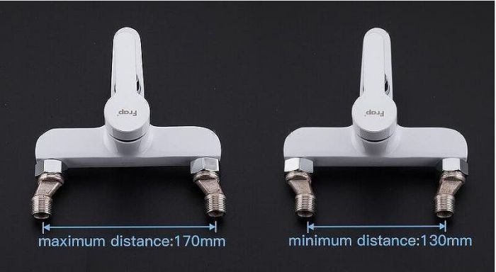 Смеситель для ванны Frap H41 F3241 Белый Хром