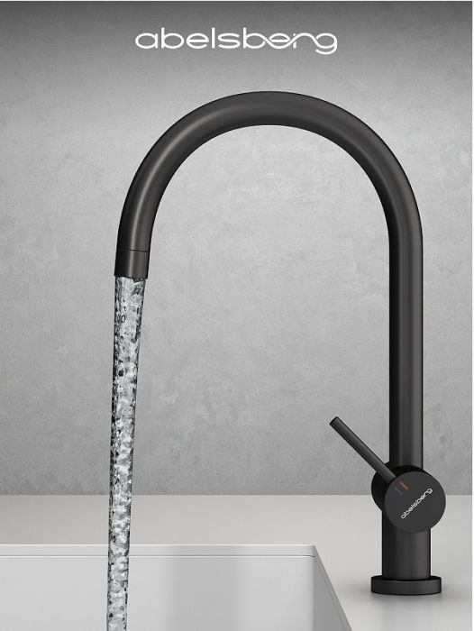 Смеситель для кухни Abelsberg Aera AWF70029MB цвет Вулканический черный