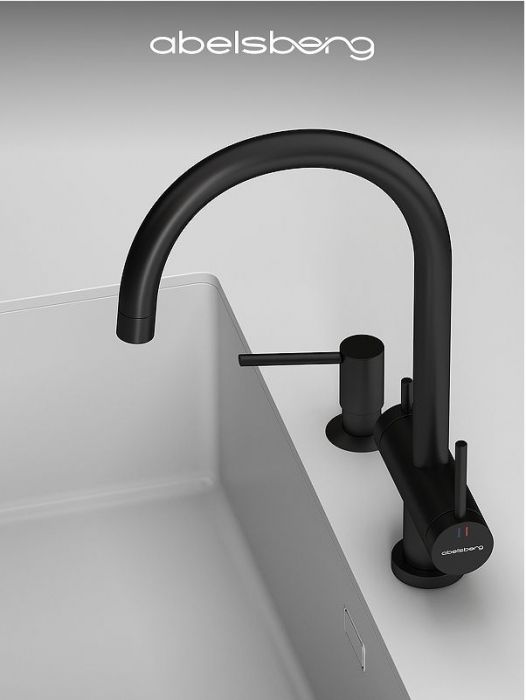 Смеситель для кухни Abelsberg Aera AWF70029MB цвет Вулканический черный