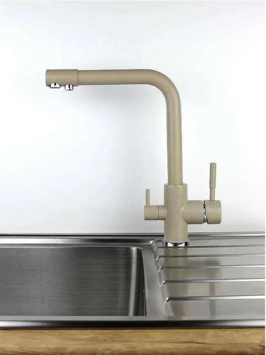 Смеситель для кухни Viko V-5014 Песочный