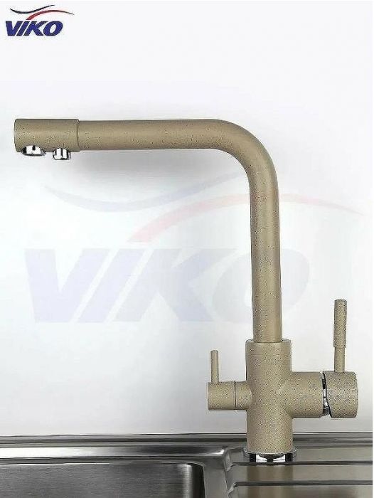 Смеситель для кухни Viko V-5014 Песочный