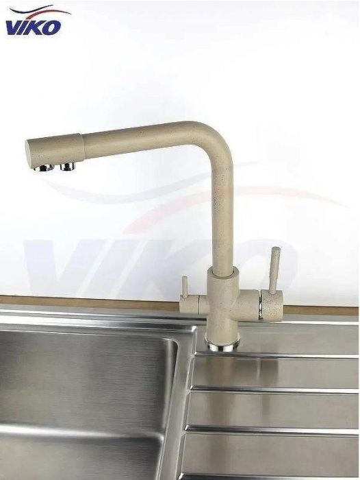 Смеситель для кухни Viko V-5014 Песочный