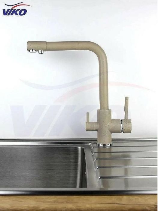 Смеситель для кухни Viko V-5014 Песочный