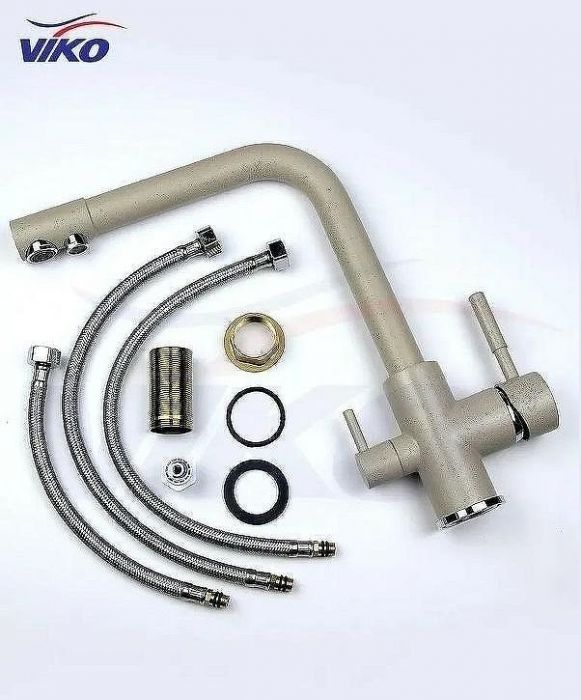 Смеситель для кухни Viko V-5014 Песочный