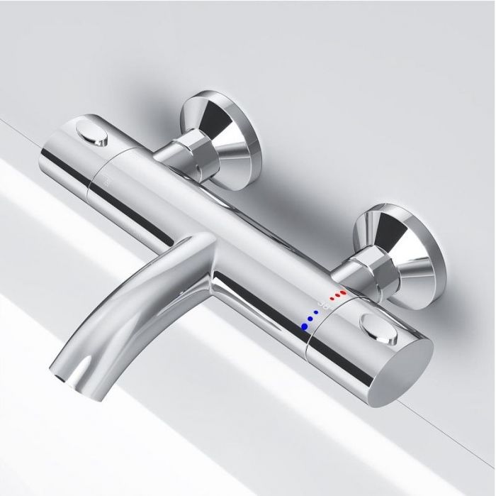 Смеситель для ванны AM.PM Sense F7550064 с термостатом Хром