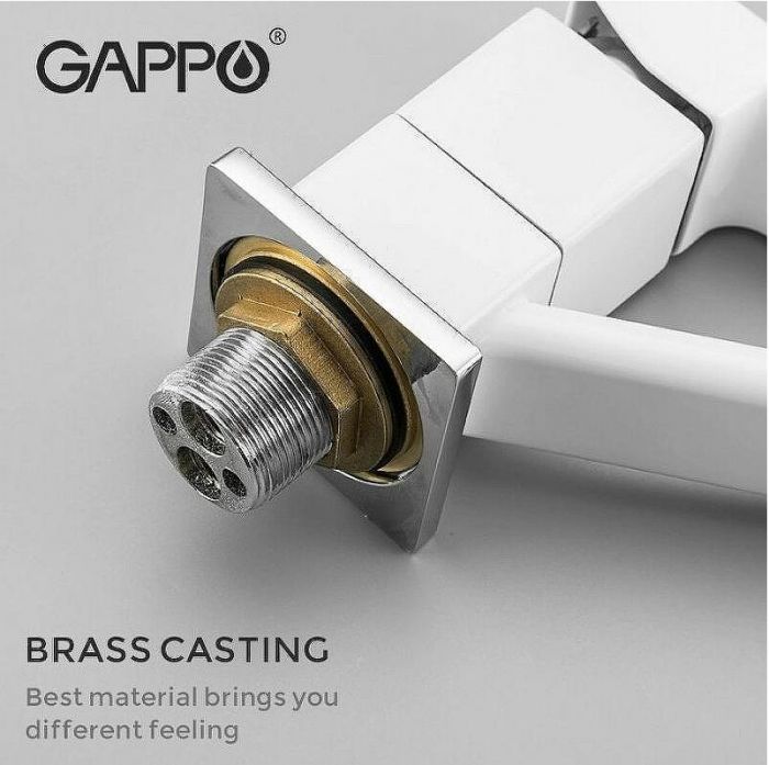 Смеситель для кухни Gappo G17-8 G4517-8 Белый
