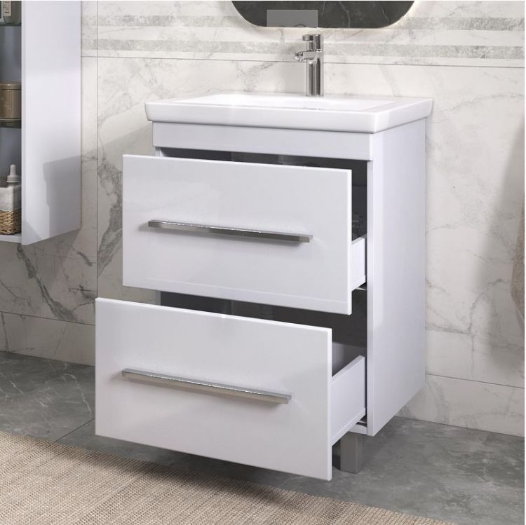 Тумба под раковину Vigo Land 60 19 цвет Белый