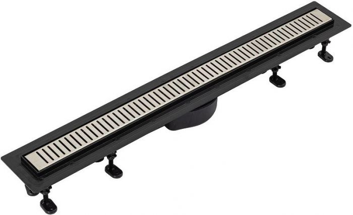 Душевой лоток Logan L007L-850 348106 с решеткой цвет Нержавеющая сталь