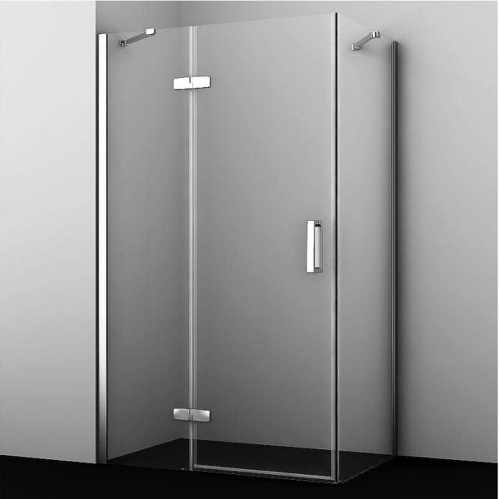 Душевой уголок WasserKRAFT Aller 120х80 10H06L профиль Хром стекло прозрачное