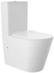 Унитаз компакт Aqueduto Cone Plus AQDSCONT10 цвет Белый глянцевый с бачком и сиденьем Микролифт