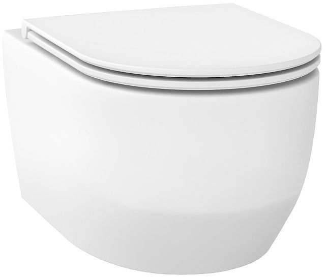 Унитаз Wellsee Croquis 182612001 подвесной цвет Белый матовый с сиденьем Микролифт