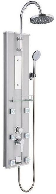 Душевая панель River 10 10000002344 Матовый хром