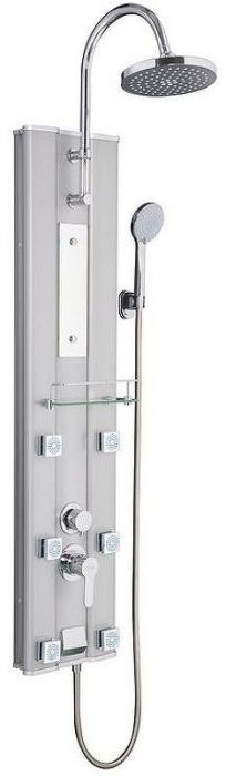 Душевая панель River 10 10000002344 Матовый хром