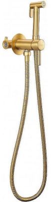 Гигиенический душ со смесителем Milacio Ultra MCU.850.GD Брашированное золото