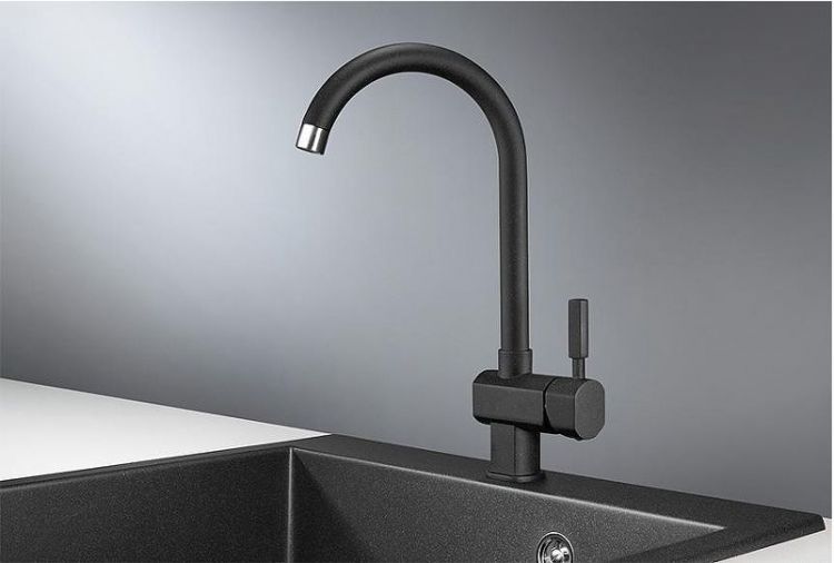 Смеситель для кухни Granula Standart 31-ST цвет Черный