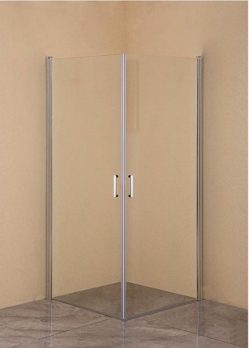 Душевой уголок Orange E04-100TCR 100x100 профиль Хром стекло прозрачное