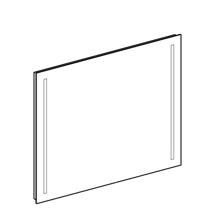 Зеркало Geberit Option с подсветкой 80x65x3.6 [500.588.00.1]