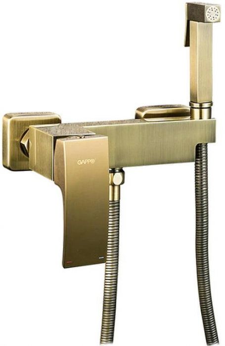 Гигиенический душ со смесителем Gappo G07-4 G2007-4 Бронза