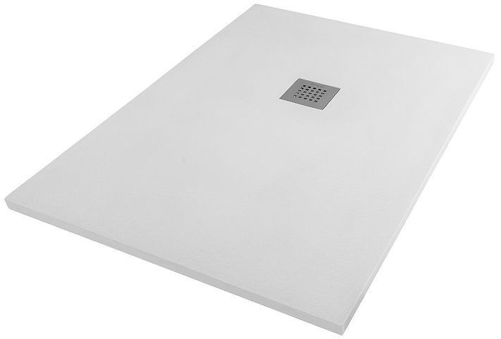 Душевой поддон из искусственного камня Starohome Solid 120х80 1237471 цвет Белый матовый