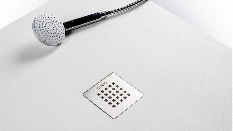 Душевой поддон из искусственного камня Starohome Solid 120х80 1237471 цвет Белый матовый