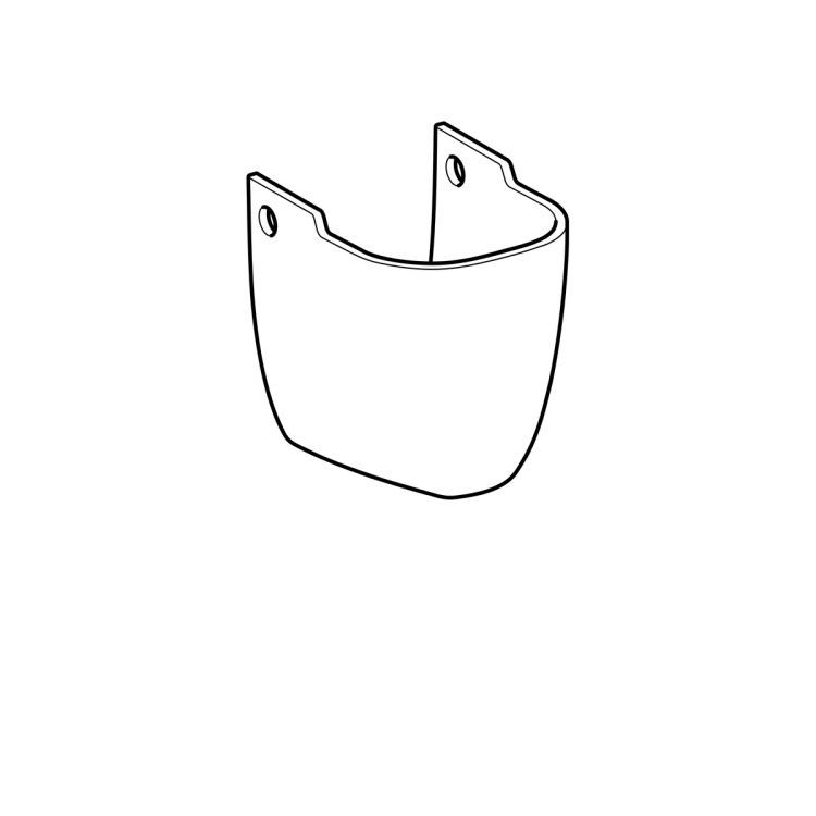 Полупьедестал для раковины Geberit Renova Nr.1, 290520000