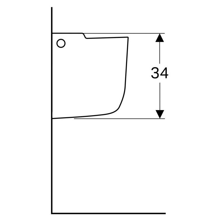 Полупьедестал для раковины Geberit Renova Nr.1, 290520000
