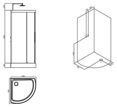 Душевая кабина Am.Pm Like Душевая кабина Am.Pm Like
